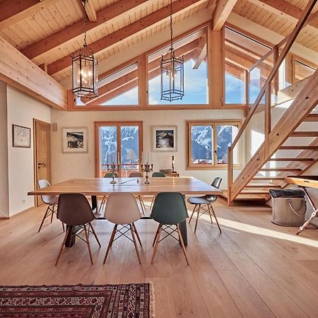 Chalet Baergsunna Penthouse Wengen Bagian luar foto