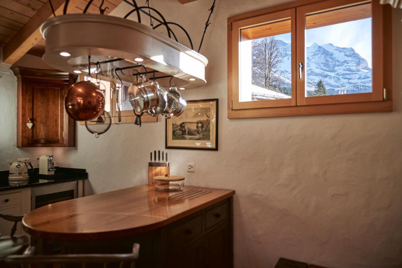 Chalet Baergsunna Penthouse Wengen Bagian luar foto