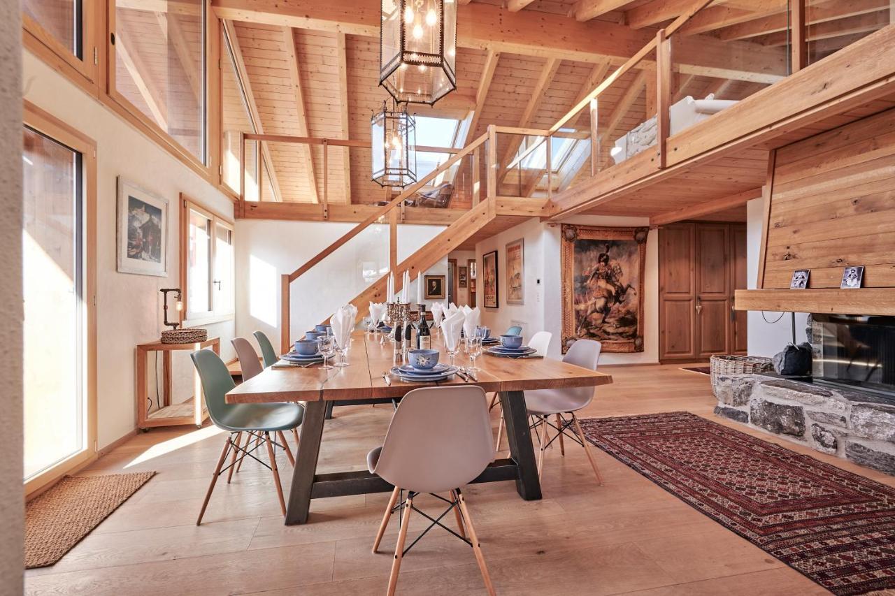 Chalet Baergsunna Penthouse Wengen Bagian luar foto