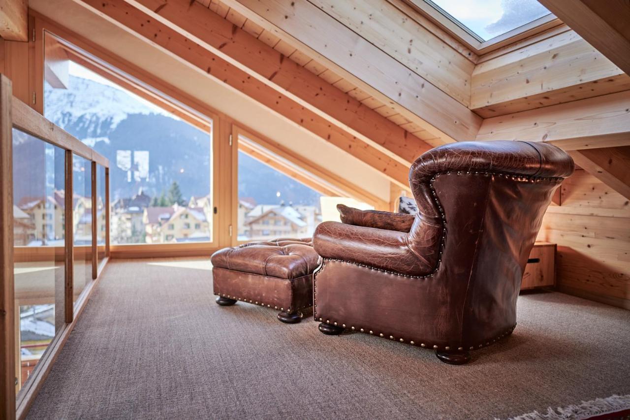 Chalet Baergsunna Penthouse Wengen Bagian luar foto