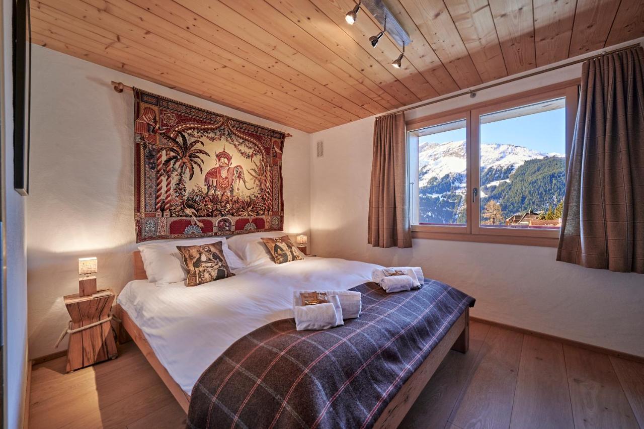 Chalet Baergsunna Penthouse Wengen Bagian luar foto